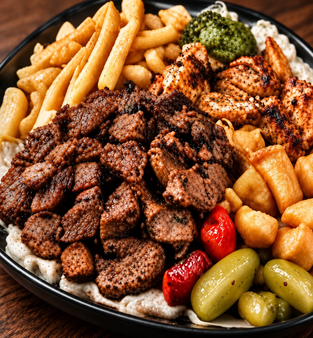 Shawarma Jeddo sharing platter
